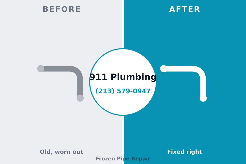 Before and after: plumbing company Durant, MS